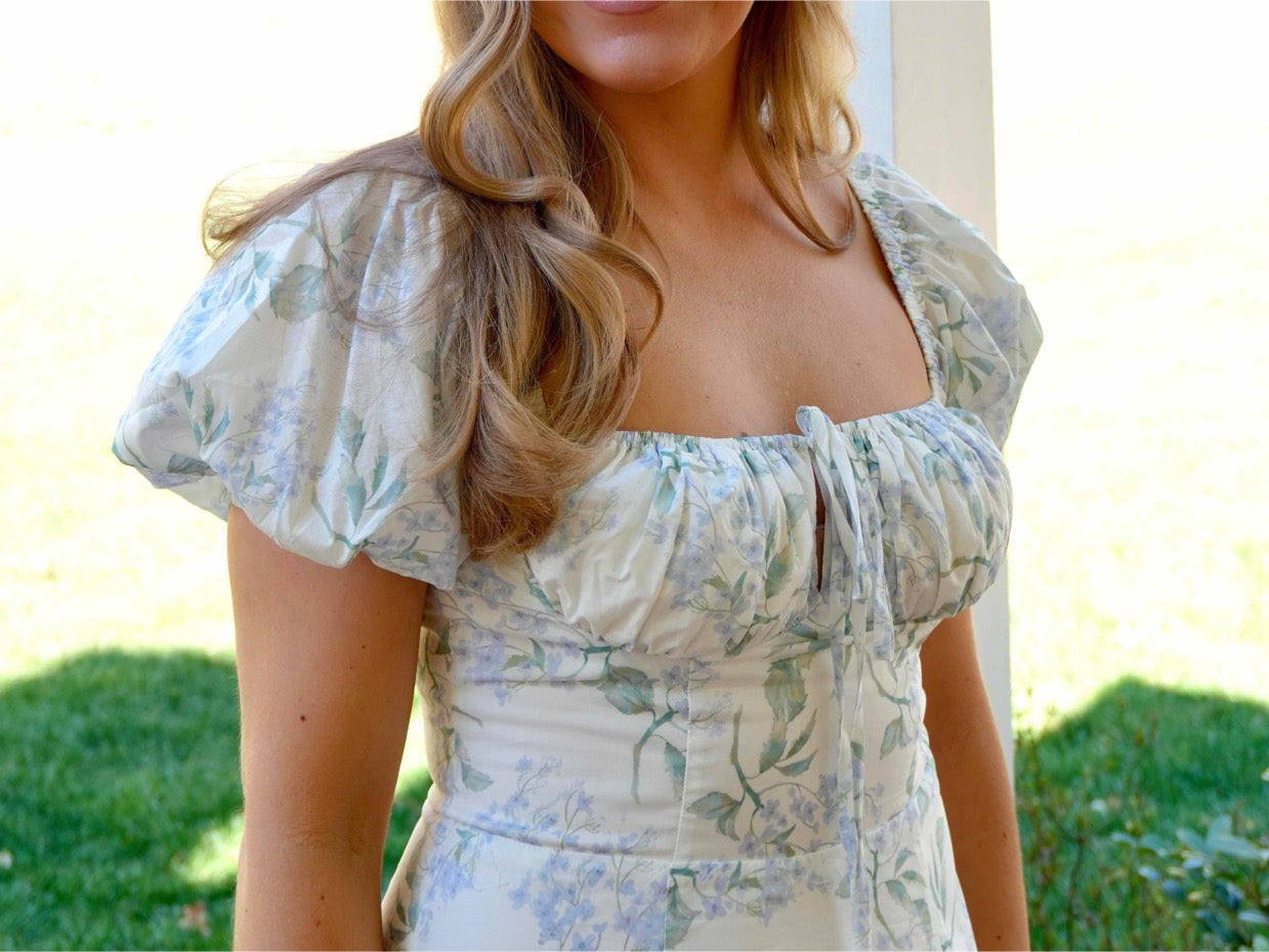 Something Blue Midi Dress