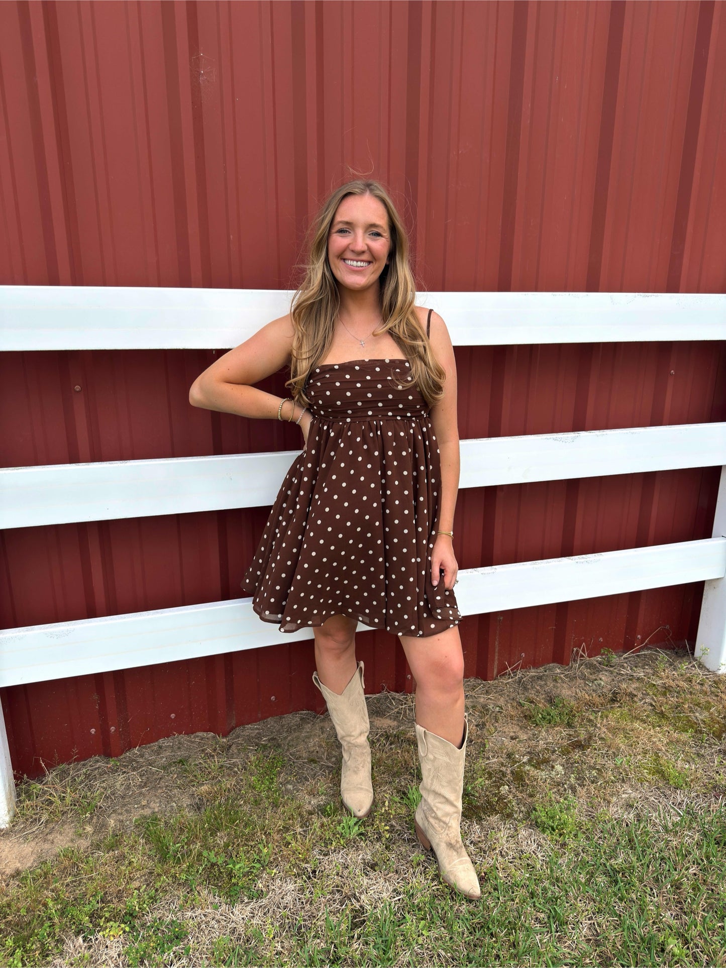 Dolly Polka Dot Mini Dress